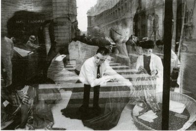 Photographed by Edouard Boubat in the window of 24, Fauborg-Saint-Honoré, Paris, 1985