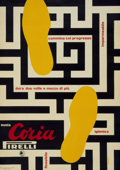 Pirelli, Suola Coria, 1953, via MoMA