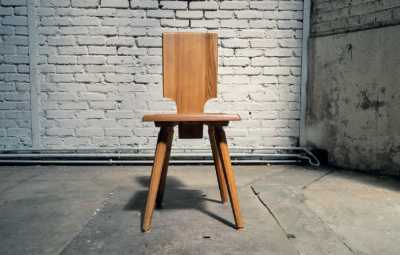 S28A chair, elm, c. 1972