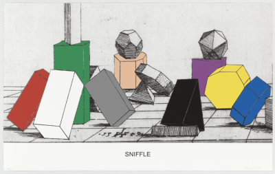 Engravings with Sounds: Sniffle. 2015. Museum of Modern Art, New York. 