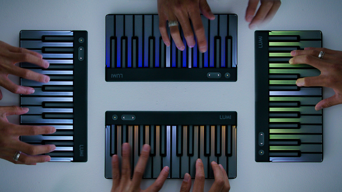 LUMI Keys Studio Edition: Lights, action, music | ROLI