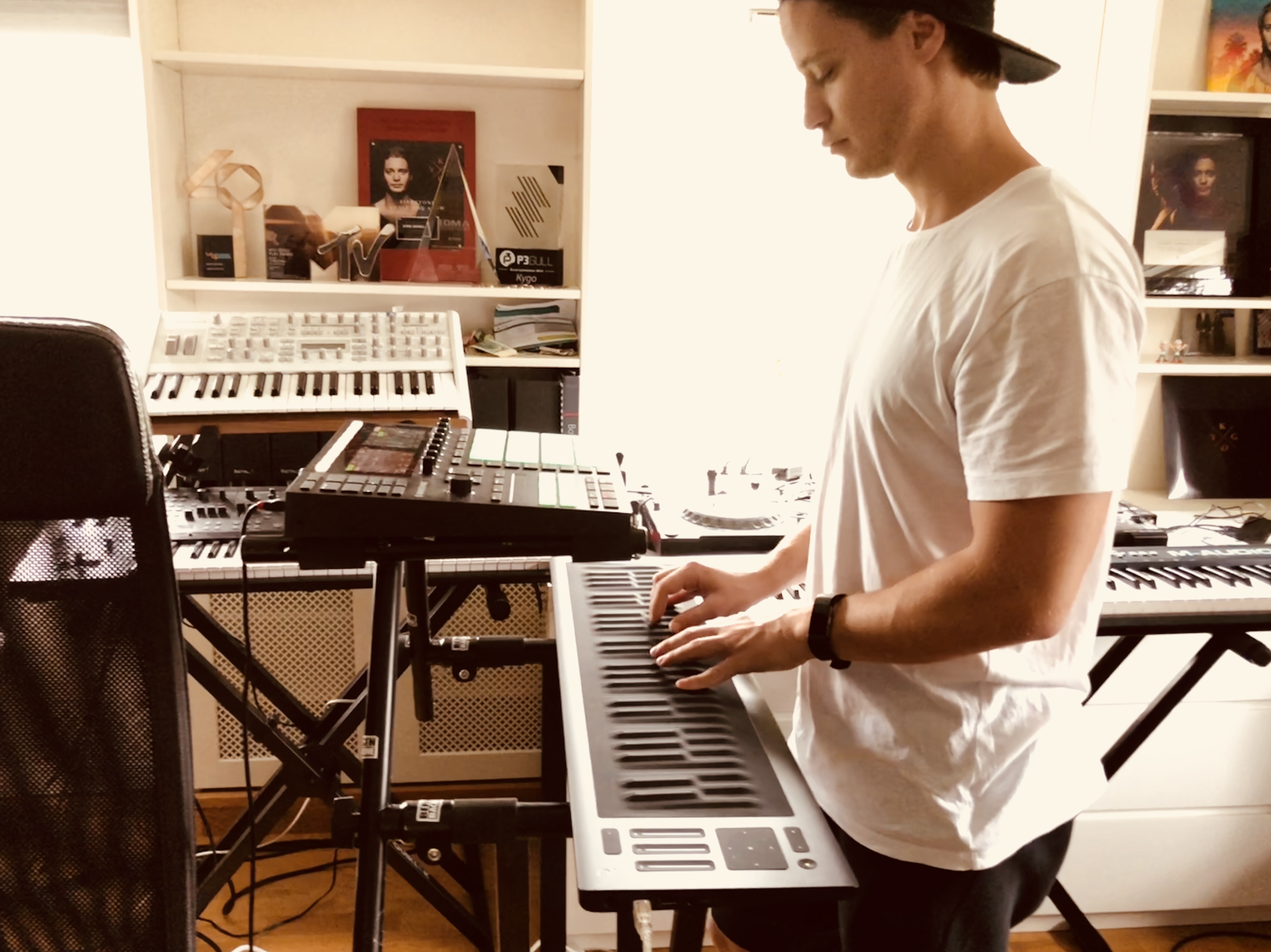 Kygo in the studio with the Seaboard RISE