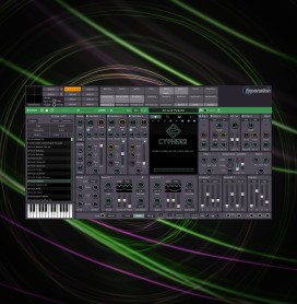 Image of the Cypher2 synth user interface