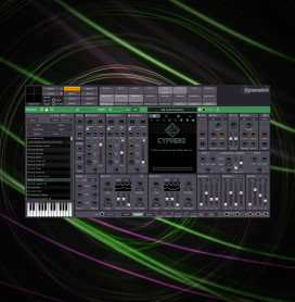 Image of the Cypher2 synth user interface