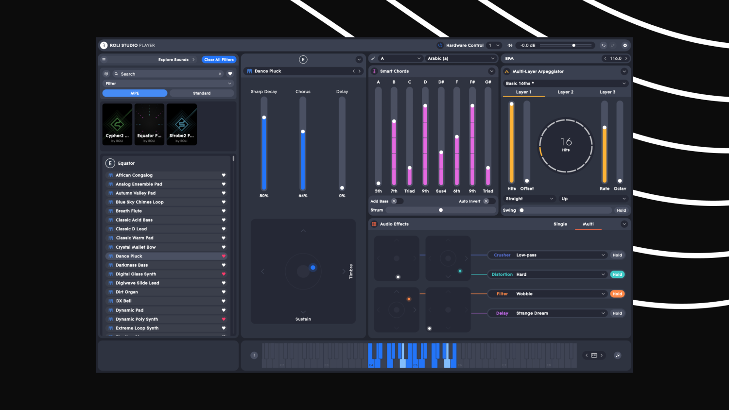 Music Modes in ROLI Studio