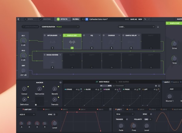 Equator2 - Effects Rack UI