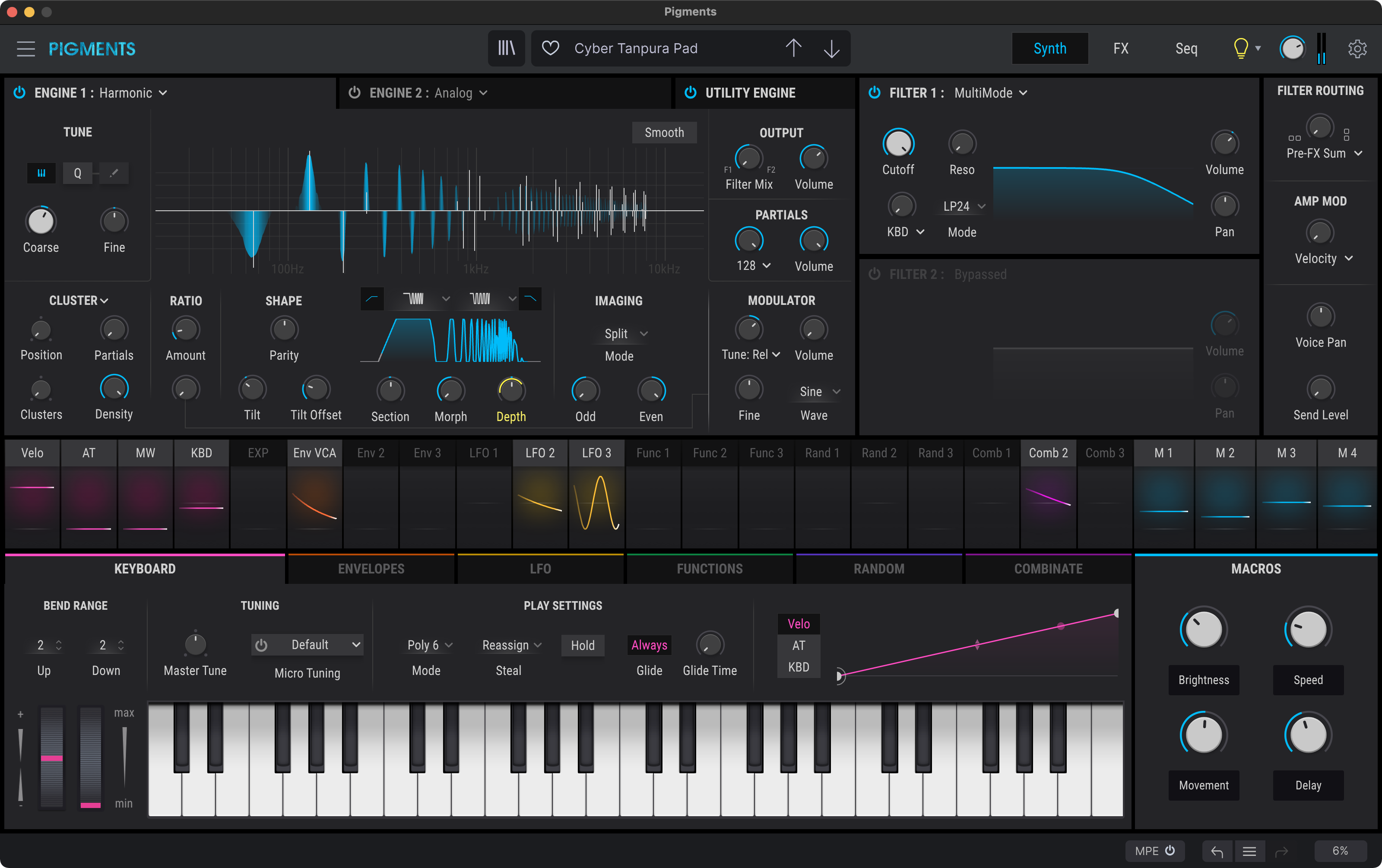 Arturia Pigments 3 UI Image