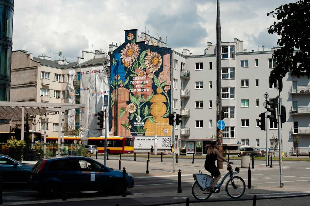 Des fresques murales qui absorbent la pollution