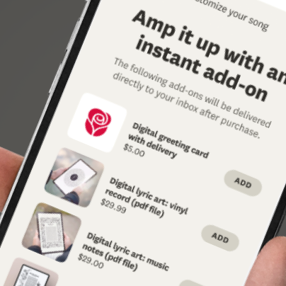 Create a one-of-a-kind custom song with Songfinch
