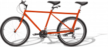 red bike-min