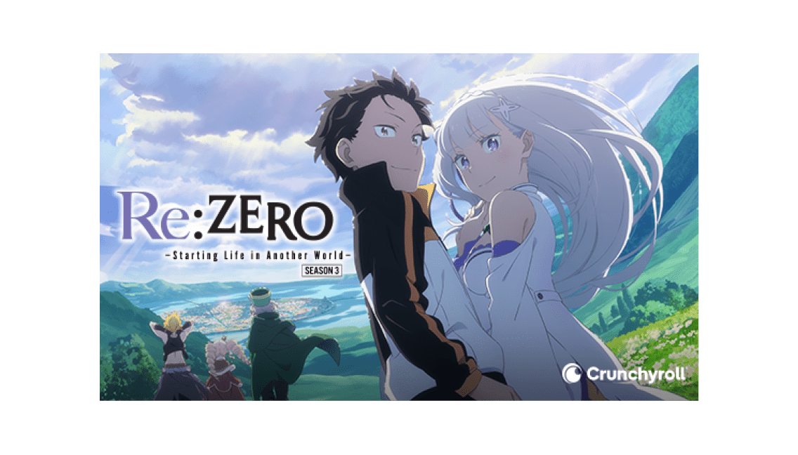 A poster for season 3 of Re: Zero - Starting Life in Another World.