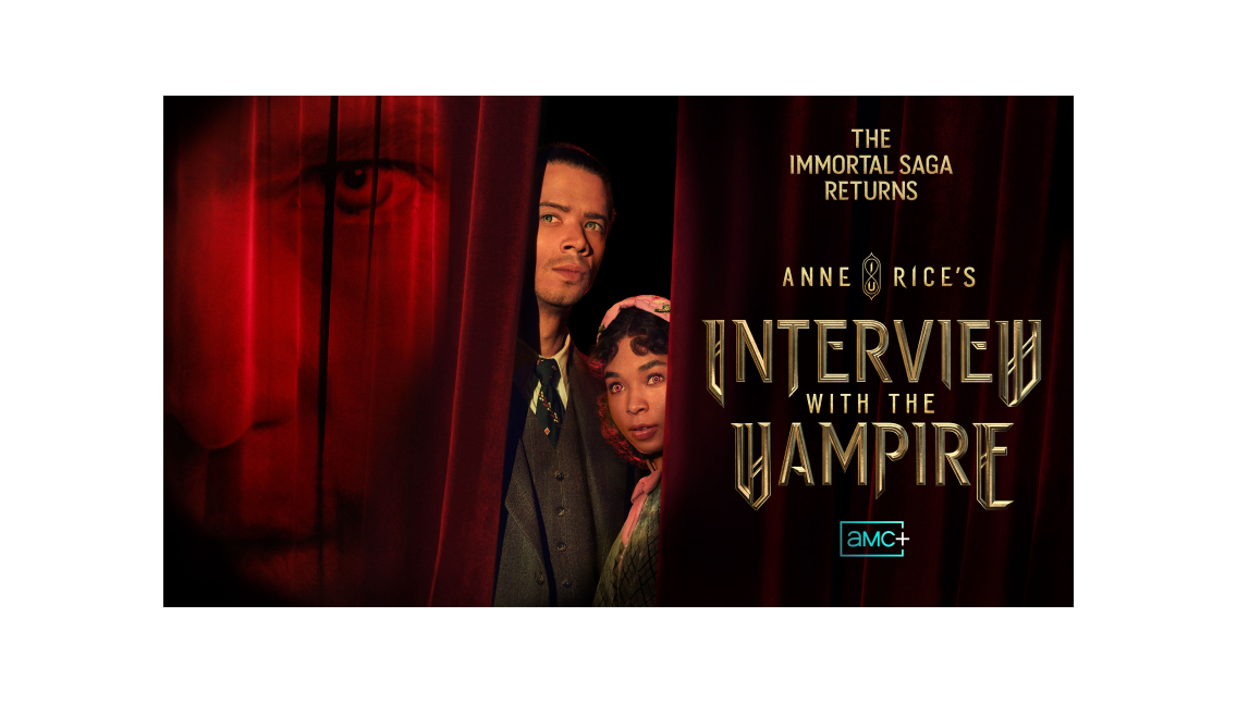 A poster for Anne Rice’s Interview with the Vampire Yule Log.