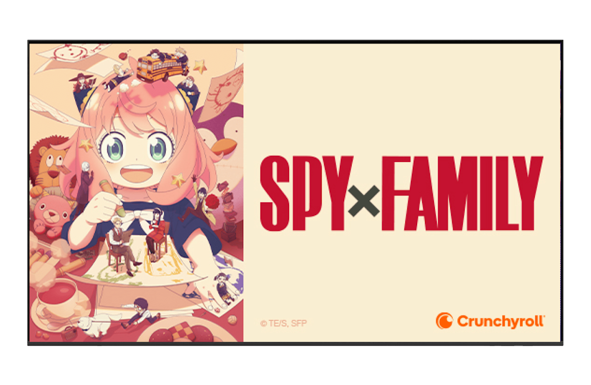 Posters for the anime shows Viral Hit: Spy x Family.