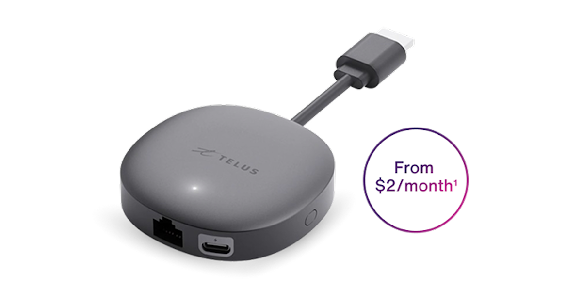 TV Mini device. A roundel on the right reads: From $2 per month.