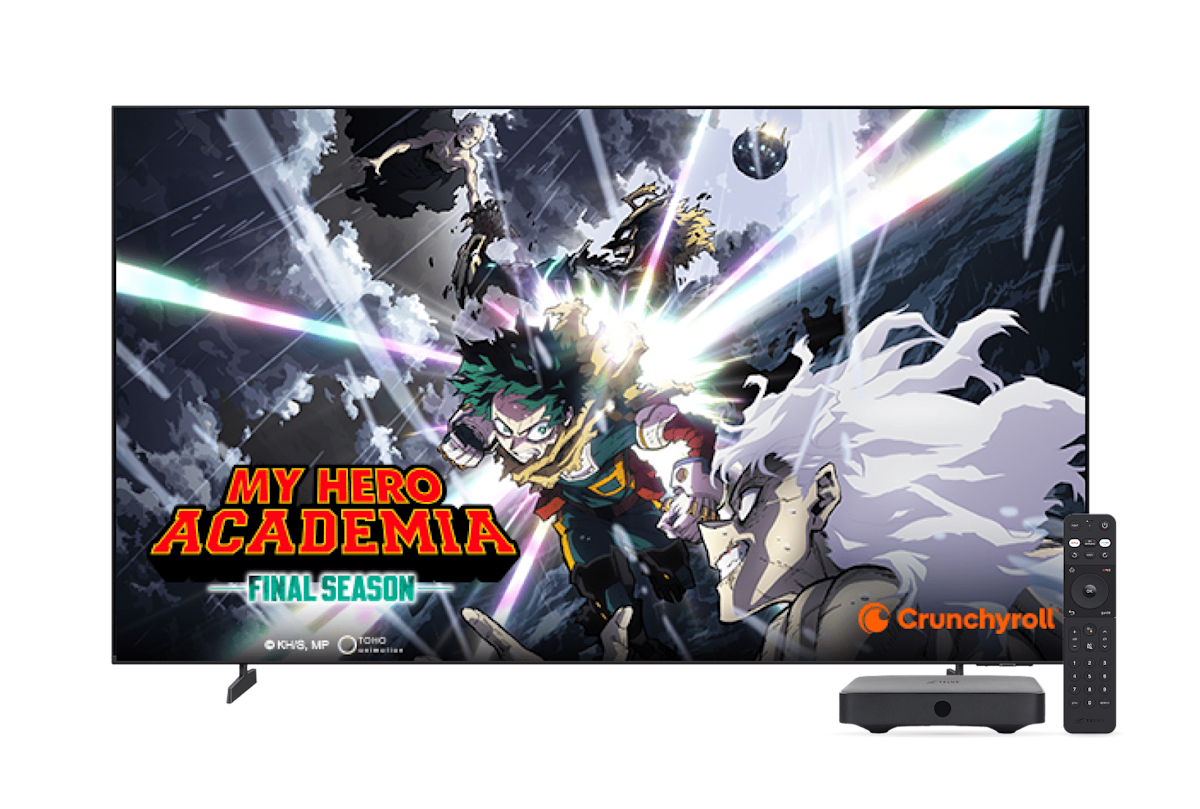 A poster of My Hero Academia series in Crunchyroll.