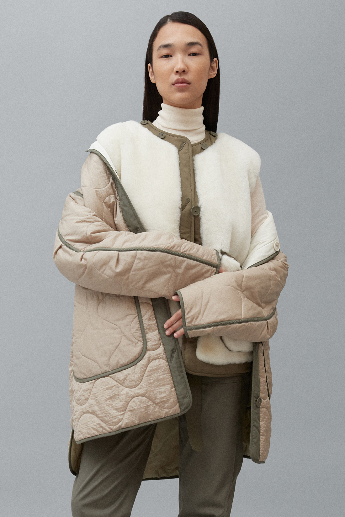 shearling jacket liner