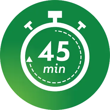 Zyrtec Relief in under 45 minutes Icon