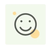 Smally smiley face icon