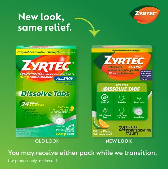 Transition image showing the old vs. new packaging