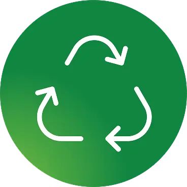 Zyrtec Outer packaging made of 100% recyclable paper Icon