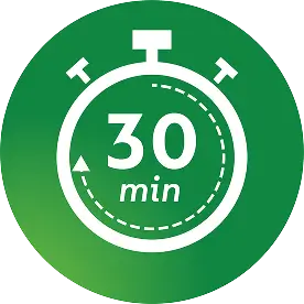 Zyrtec Starts working in 30 minutes Icon