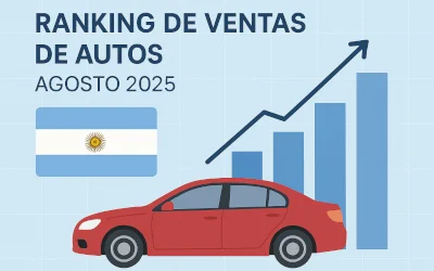 Ranking de venta de autos en agosto de 2025