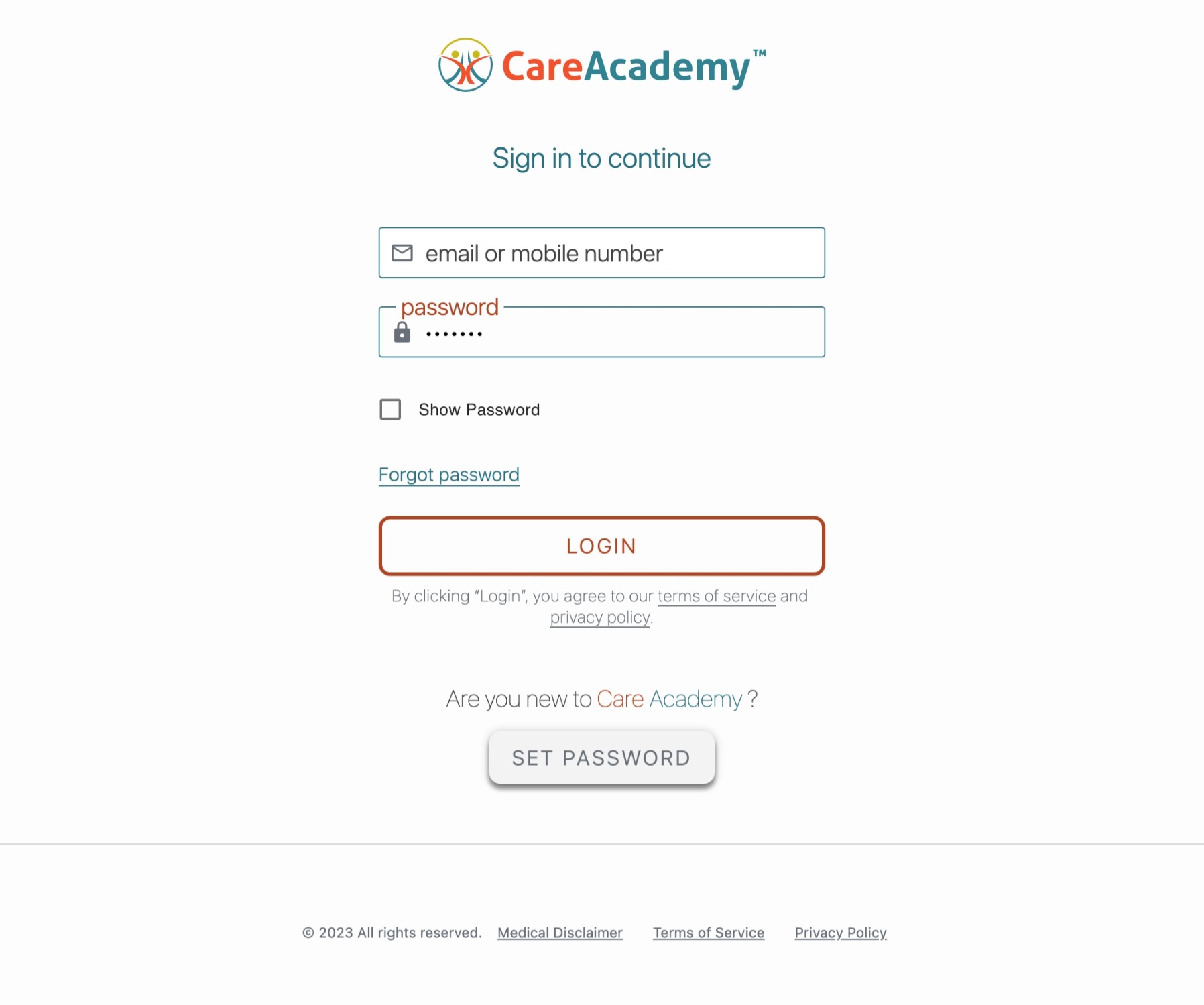 CareAcademy Platform