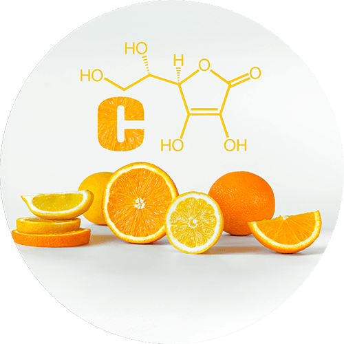 Immagine di arance e vitamina C
