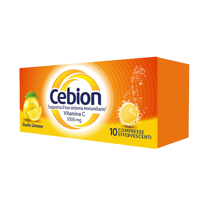 Compresse cebion effervescenti vitamina c gusto limone