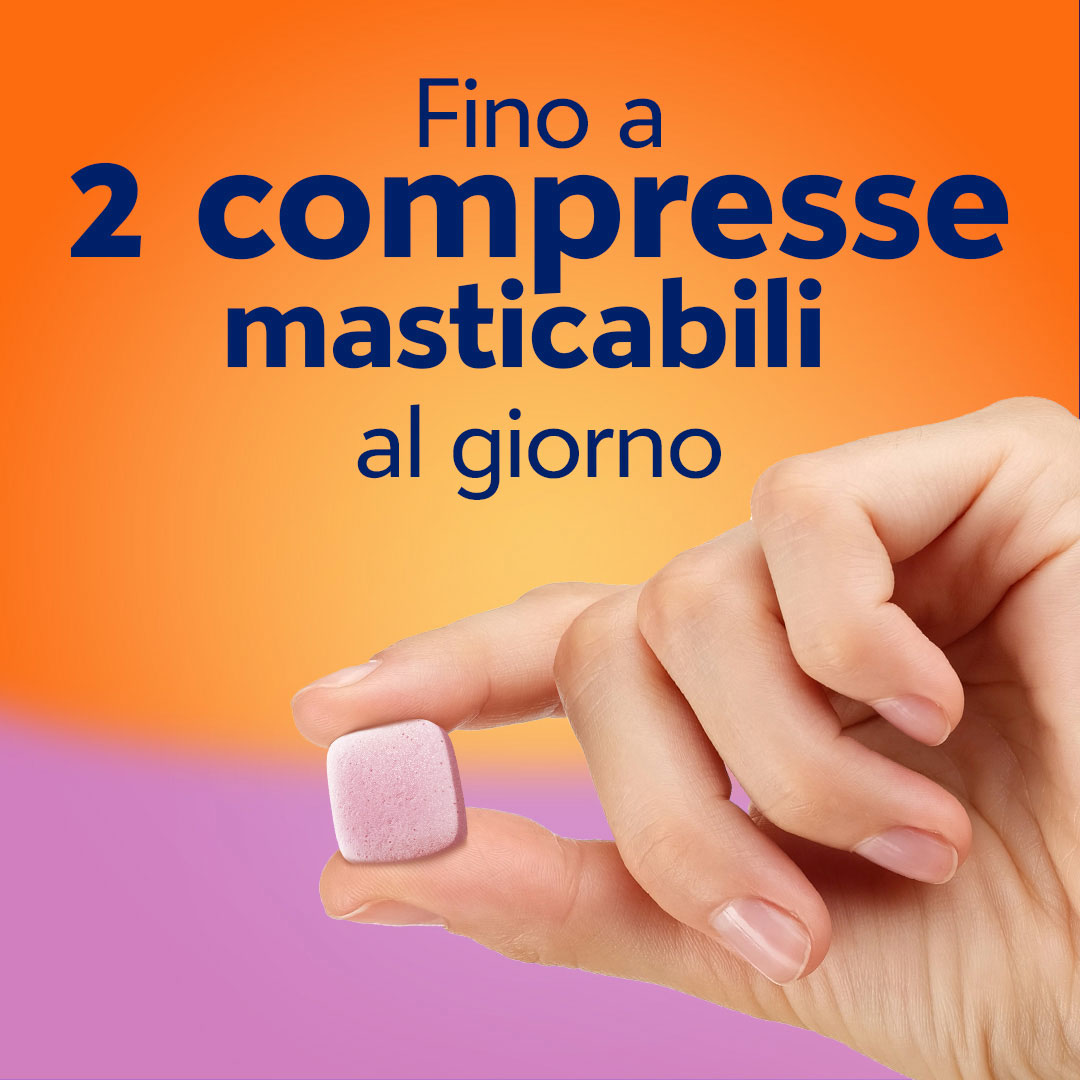 2 compresse masticabili al giorno