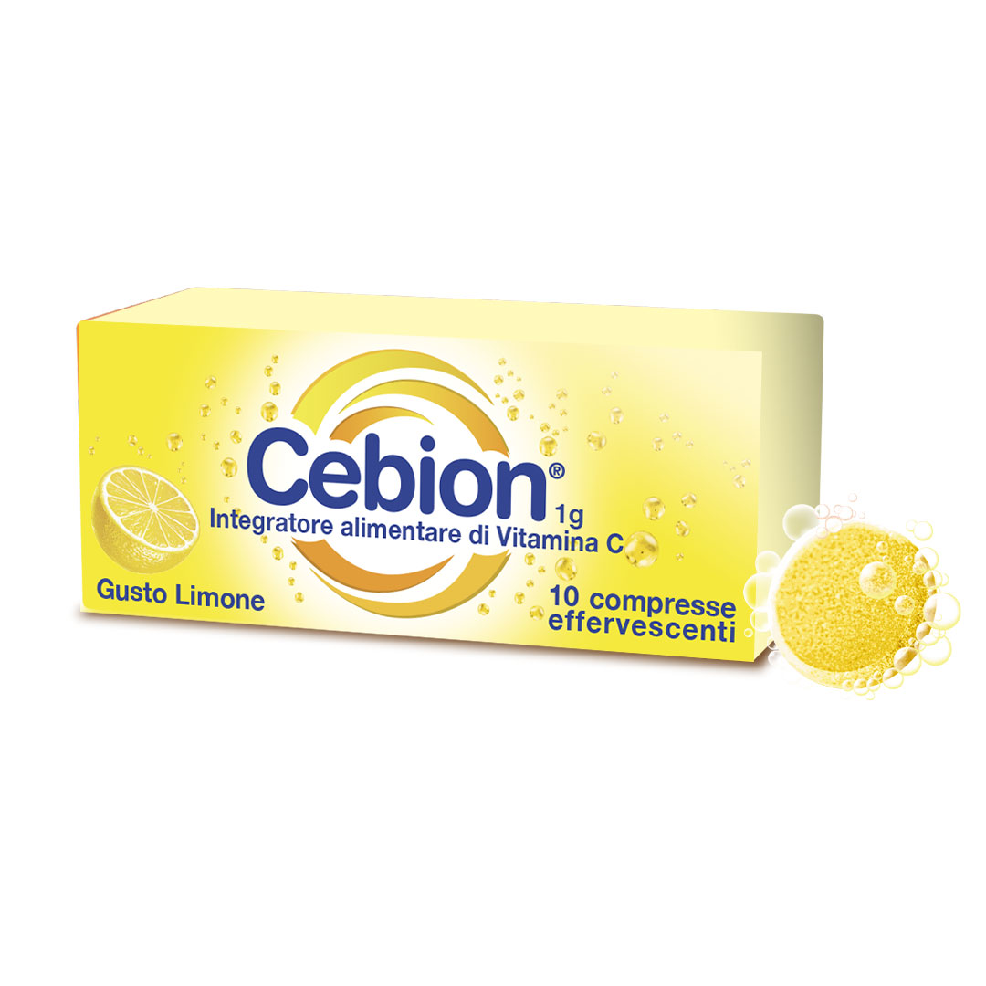 Compresse cebion effervescenti vitamina c gusto limone