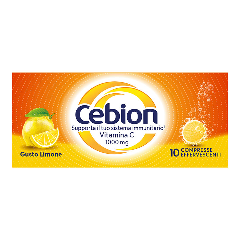 Cebion vitamina c gusto limone