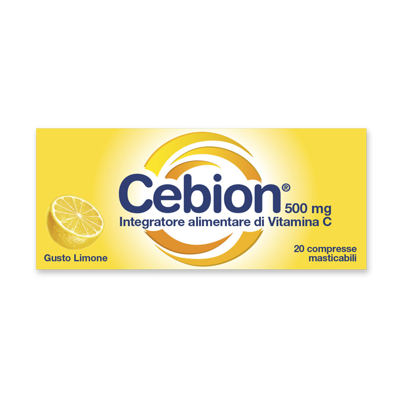 Cebion vitamina c masticabili limone