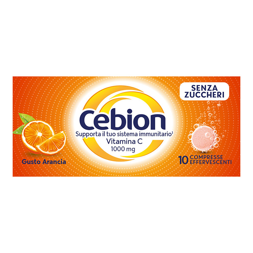 Cebion vitamina c gusto arancia