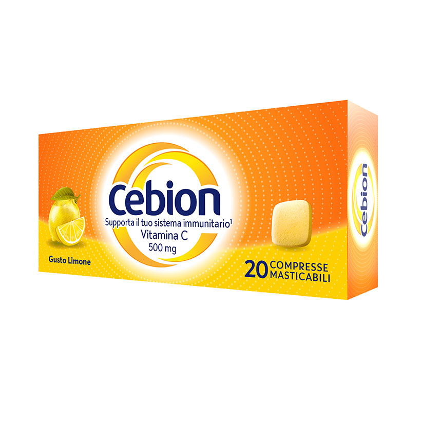 Cebion integratore vitamina c masticabili limone
