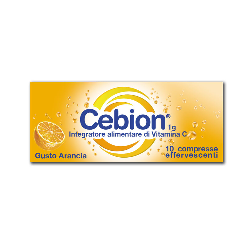 Cebion vitamina c gusto arancia
