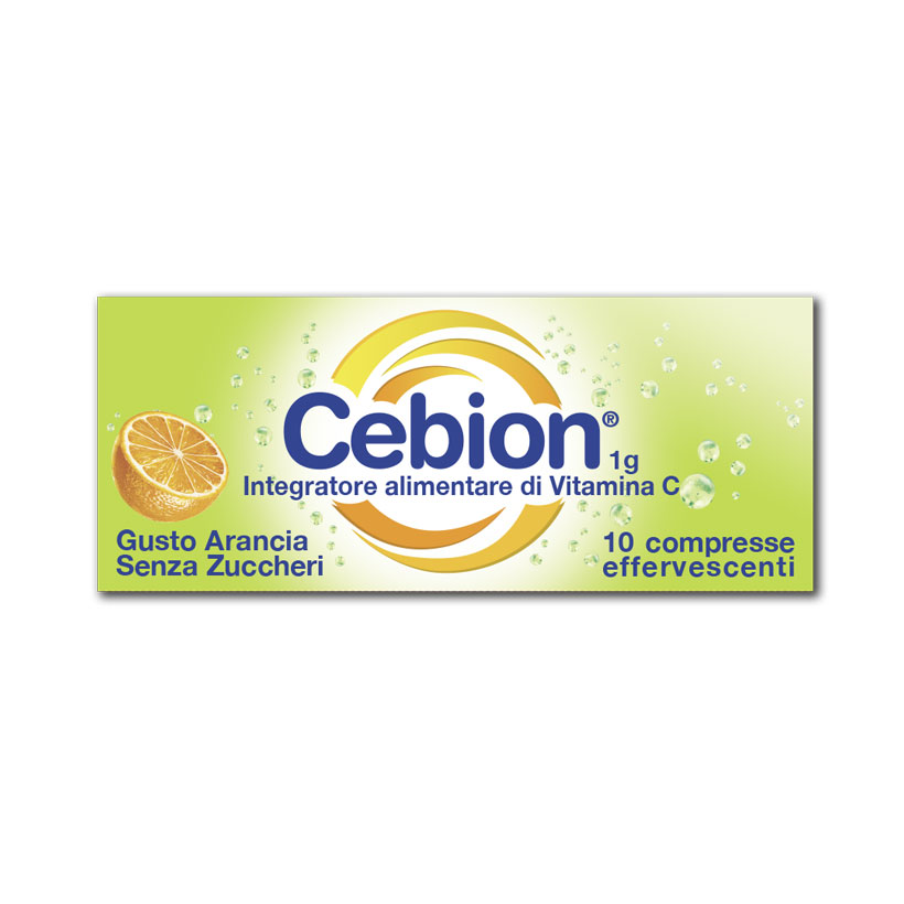 Cebion vitamina c senza zucchero gusto arancia
