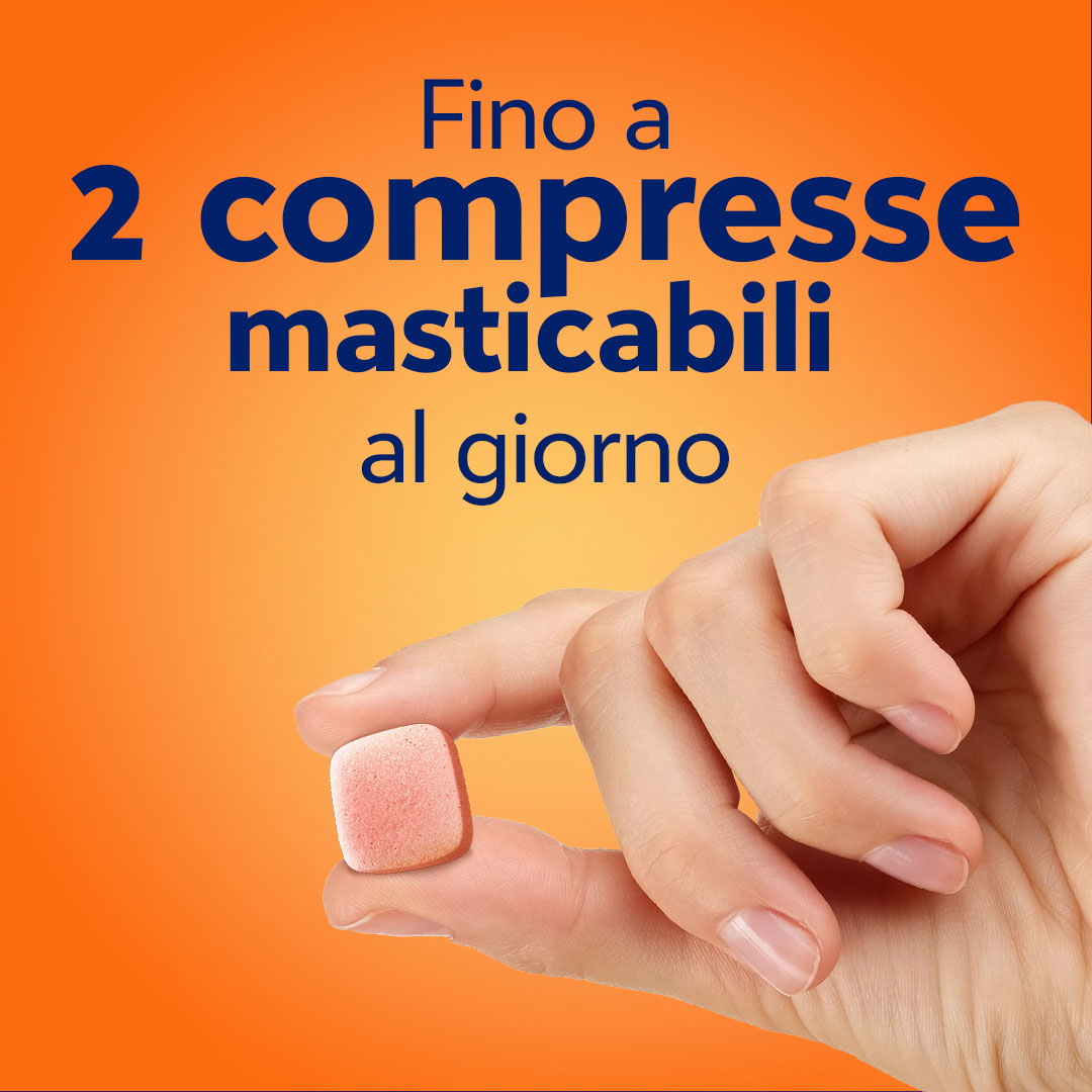 2 compresse di vitamina c masticabili al giorno