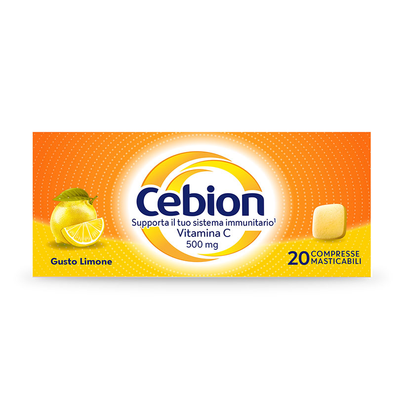 Cebion vitamina c masticabili limone