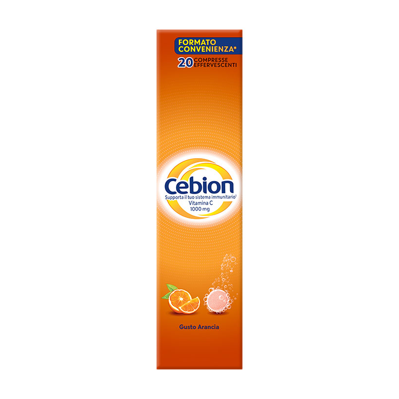 Cebion vitamina c gusto arancia