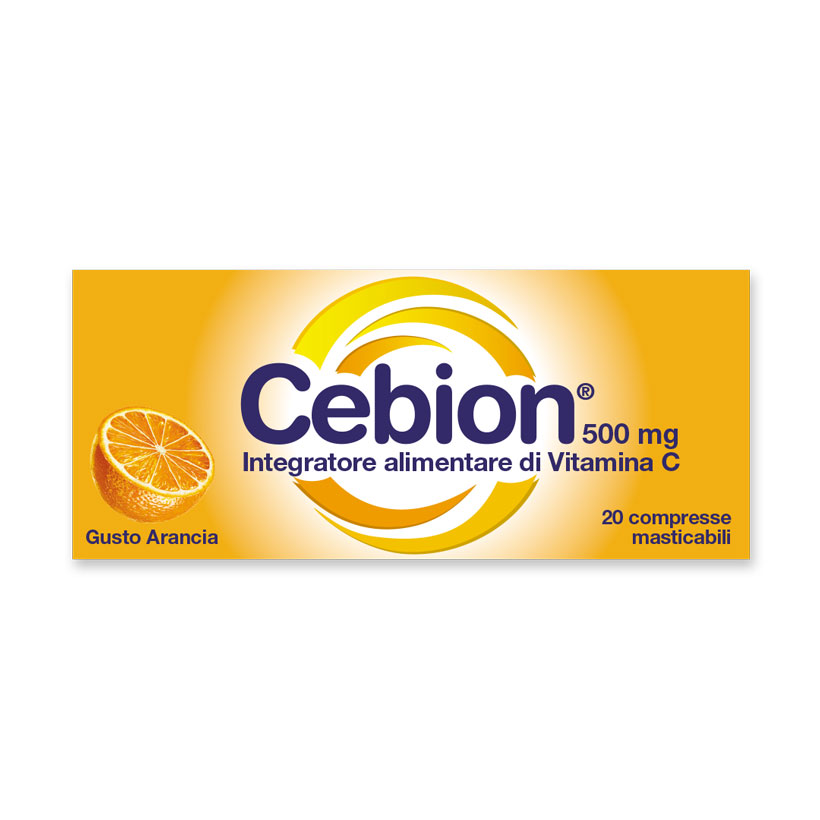 Cebion vitamina c masticabili arancia