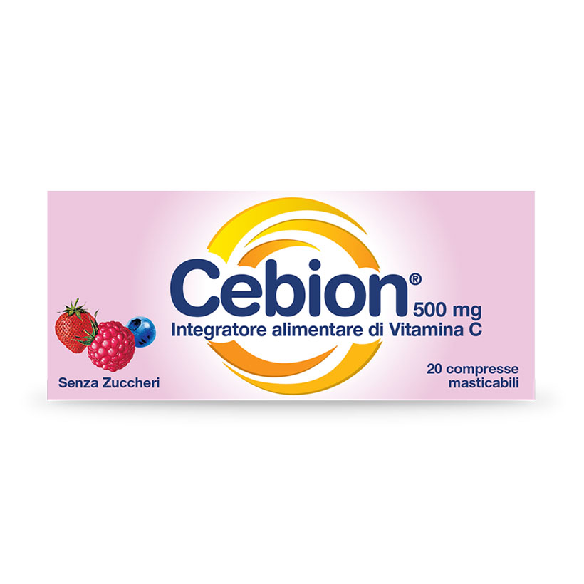 Cebion vitamina c masticabili frutti di bosco