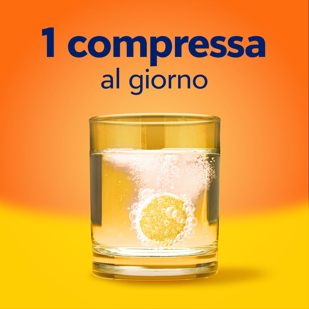 1 compressa effervescente al giorno di vitamina c