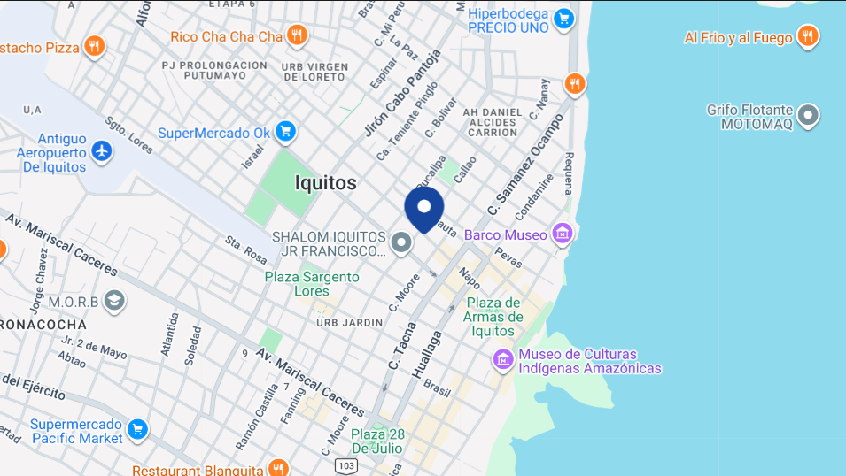 mapa iquitos