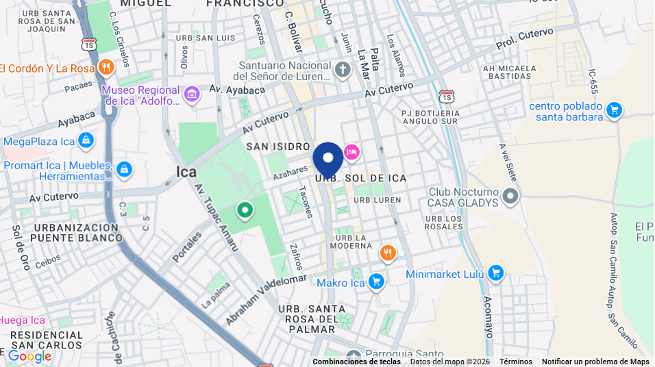 mapa ica