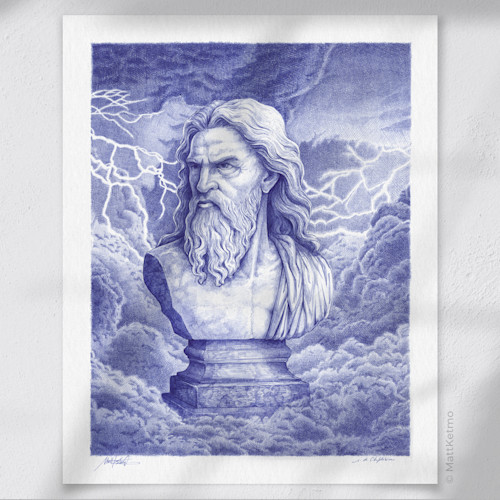 Buste & Nuage 001 (Zeus)