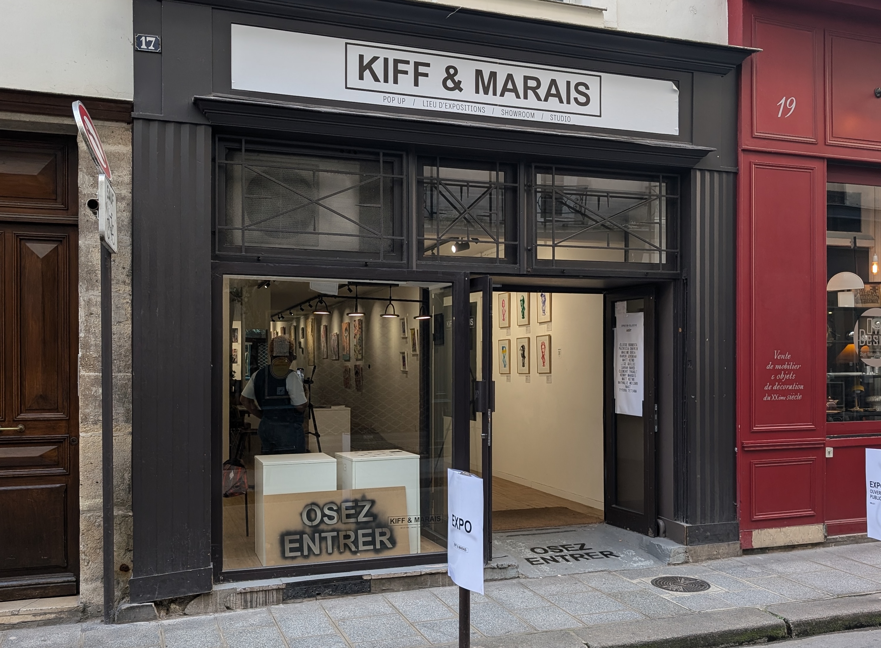 Kiff et Marais front store