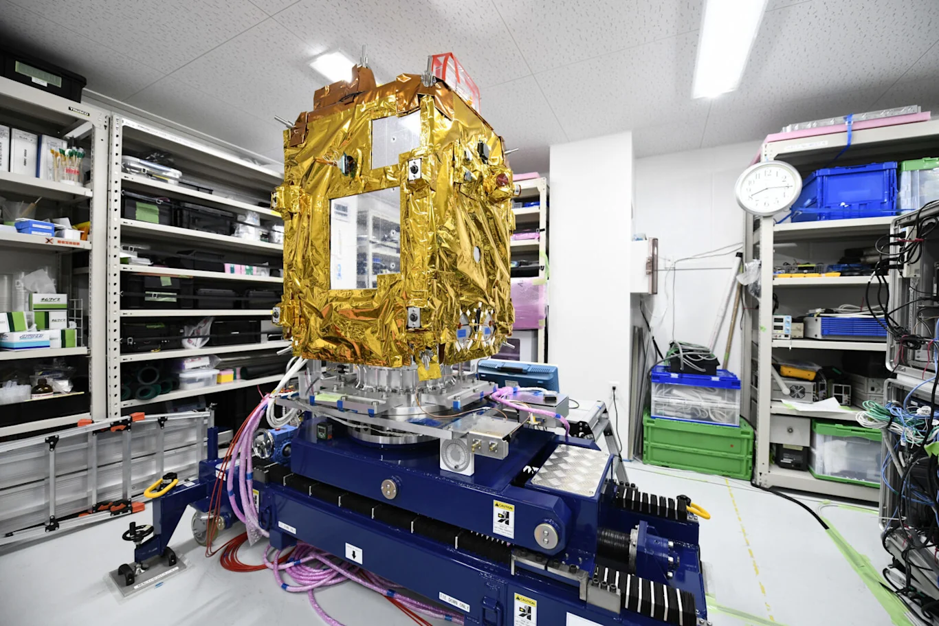 Photo of ADRAS-J in Cleanroom