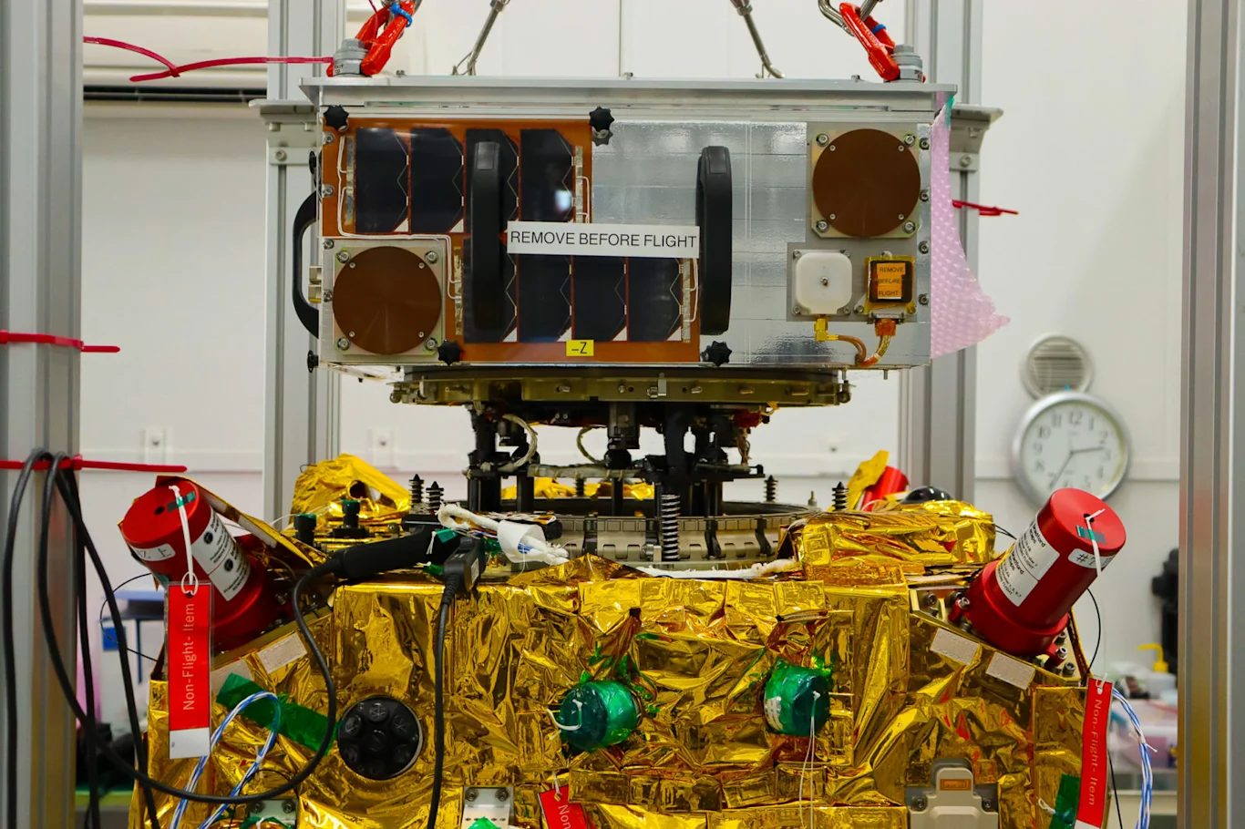 Photo of ELSA-d Close Up in Cleanroom