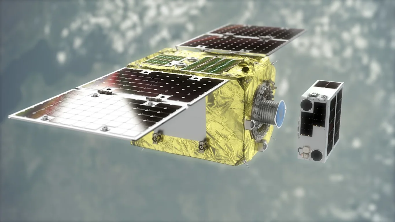 CG Image of ELSA-d Approaching Debris